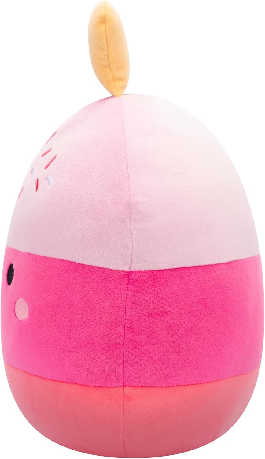 Squishmallows SQCR06573 Pama the Strawberry Cake Pop 30 cm Official Jazwares Plush Super Soft Cuddly Toy