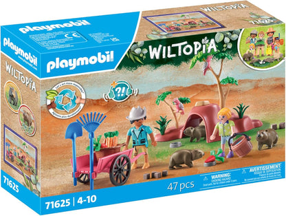 PLAYMOBIL | Wiltopia | Wombat Unterschlupf | nachhaltiges Spielzeug für Kinder ab 4 Jahren | 71625