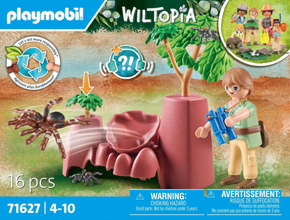 PLAYMOBIL | Wiltopia | Spinnenfelsen | nachhaltiges Spielzeug für Kinder ab 4 Jahren | 71627 Spinne Felsen