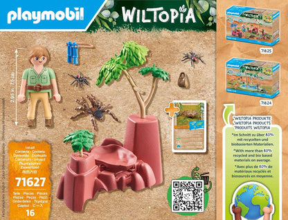 PLAYMOBIL | Wiltopia | Spinnenfelsen | nachhaltiges Spielzeug für Kinder ab 4 Jahren | 71627 Spinne Felsen