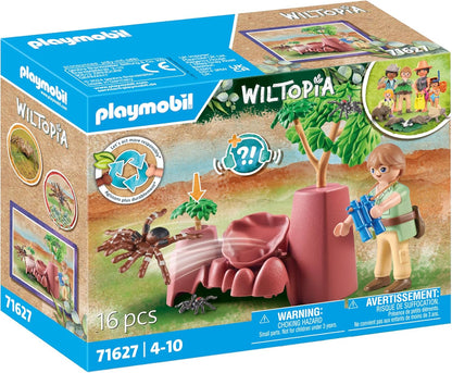 PLAYMOBIL | Wiltopia | Spinnenfelsen | nachhaltiges Spielzeug für Kinder ab 4 Jahren | 71627 Spinne Felsen