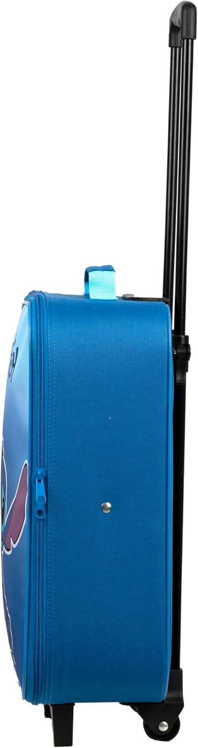 Undercover - Children's Trolley - Spacious Main Compartment - Ideal Travel Companion - Adjustable and Fixable Telescopic Pole - Dimensions 46 x 32 x 16 cm, Turquoise, Höhe: 46 cm, Breite: 32 cm