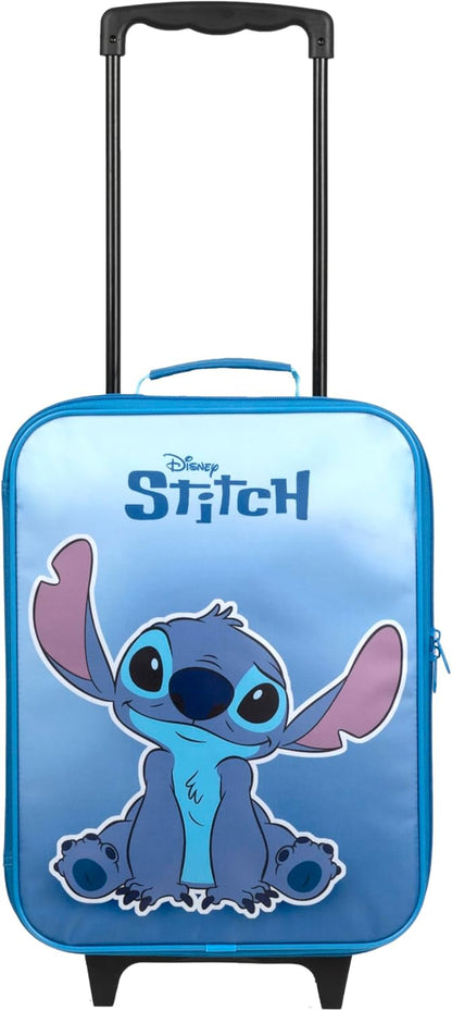 Undercover - Children's Trolley - Spacious Main Compartment - Ideal Travel Companion - Adjustable and Fixable Telescopic Pole - Dimensions 46 x 32 x 16 cm, Turquoise, Höhe: 46 cm, Breite: 32 cm