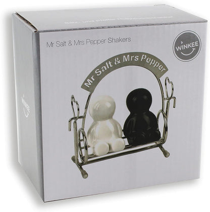 Winkee - Mr Salt & Mrs Pepper Shakers - Salt And Pepper Dispenser