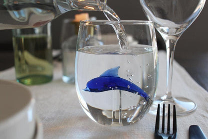 Winkee - Drinking Glasses - Handmade Dolphin