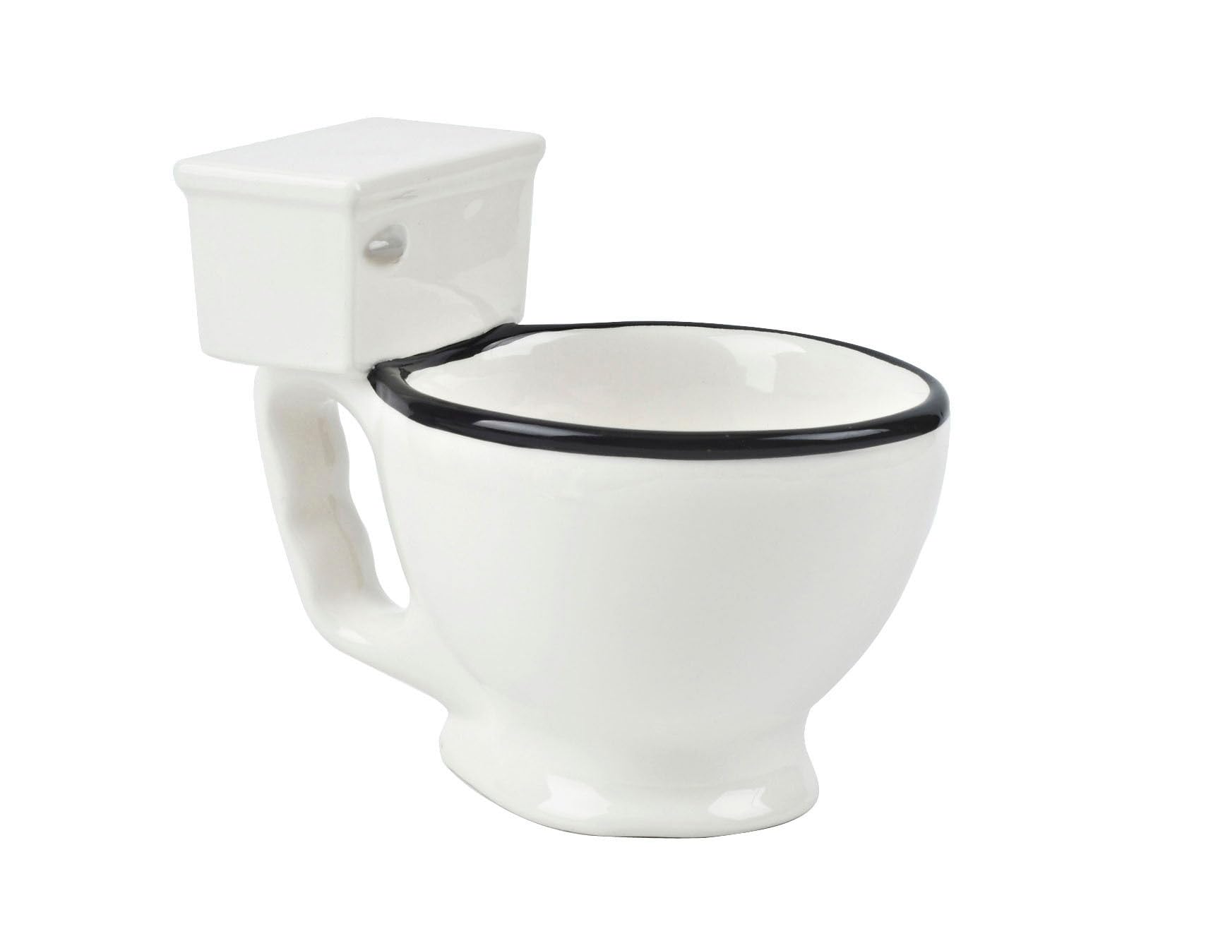Winkee - Toiletten koffiemok 350 ml | De grappige koffiepot in wc-look | WC-koffiebeker | grote koffiemok of theebeker | tafelafvalemmer | cadeau voor verjaardag, jubileum, werk 01) Toiletbekers