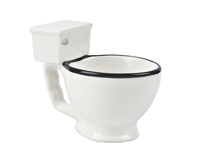 Winkee - Toiletten koffiemok 350 ml | De grappige koffiepot in wc-look | WC-koffiebeker | grote koffiemok of theebeker | tafelafvalemmer | cadeau voor verjaardag, jubileum, werk 01) Toiletbekers