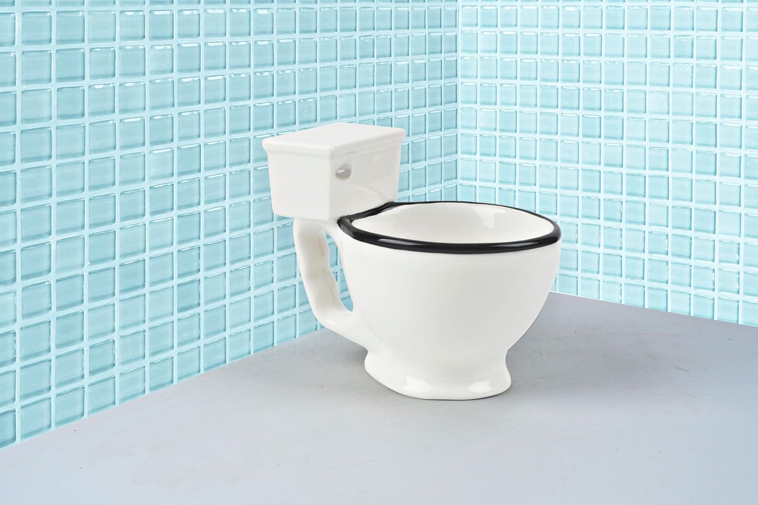 Winkee - Toiletten koffiemok 350 ml | De grappige koffiepot in wc-look | WC-koffiebeker | grote koffiemok of theebeker | tafelafvalemmer | cadeau voor verjaardag, jubileum, werk 01) Toiletbekers