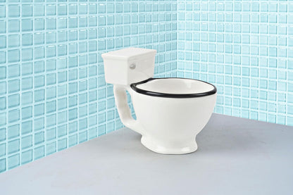 Winkee - Toiletten koffiemok 350 ml | De grappige koffiepot in wc-look | WC-koffiebeker | grote koffiemok of theebeker | tafelafvalemmer | cadeau voor verjaardag, jubileum, werk 01) Toiletbekers