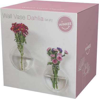 Winkee - Wall Vase Dahlia - Set Of 2