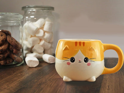 Winkee - Pet Friends koffiemok | De schattige koffiekop en theemok in groot | Leuke koffiemok | Grote mok ca. 350 ml | Cadeau voor verjaardag, eerste schooldag, Kerstmis, Valentijnsdag