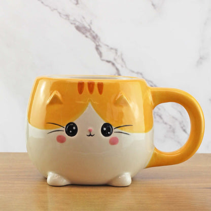 Winkee - Pet Friends koffiemok | De schattige koffiekop en theemok in groot | Leuke koffiemok | Grote mok ca. 350 ml | Cadeau voor verjaardag, eerste schooldag, Kerstmis, Valentijnsdag