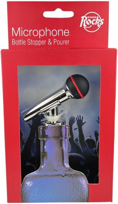 Winkee - Drinks Markers - Microphone Bottle Stop And Pourer