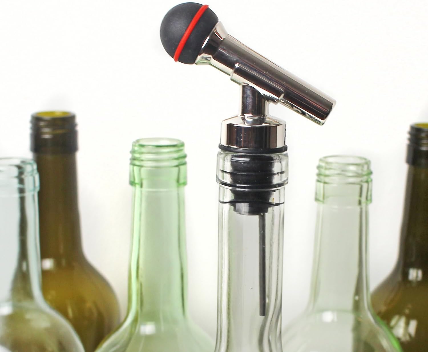 Winkee - Drinks Markers - Microphone Bottle Stop And Pourer