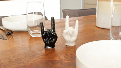 Winkee - Rock Hand Salt And Pepper Shaker - Salt And Pepper Dispenser
