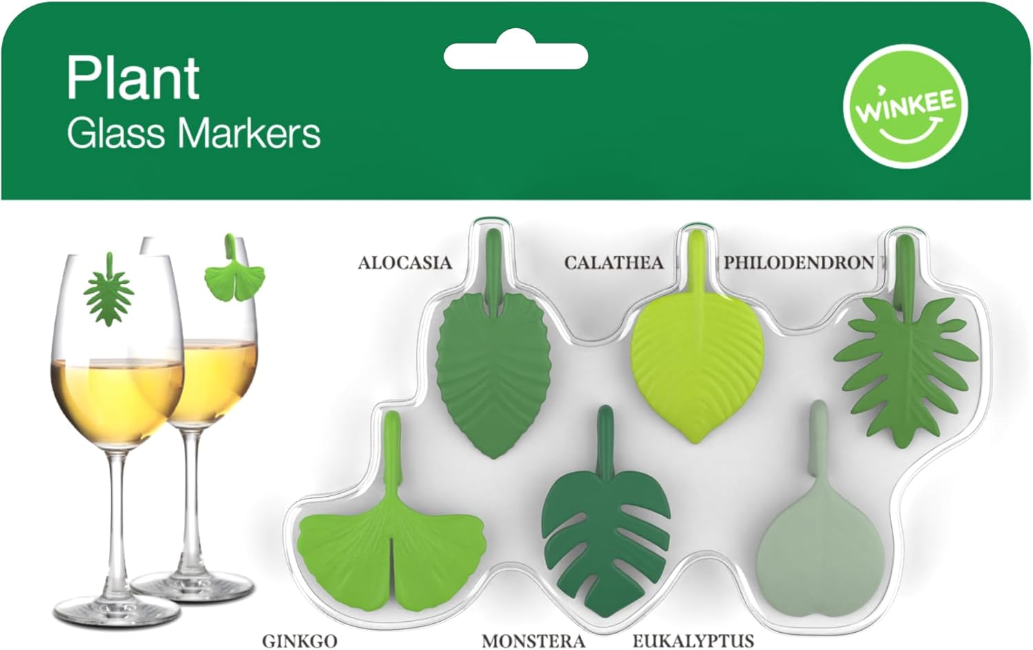 Winkee - Drinks Markers - Plant Glass Markers
