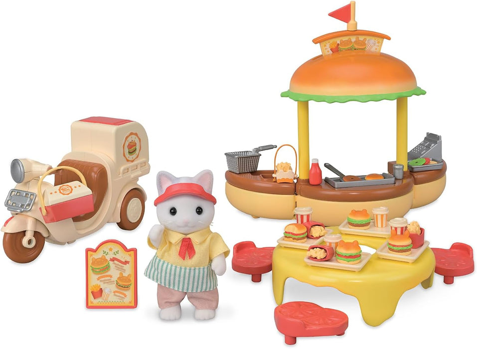 Sylvanian Families - 5757 Hamburger Stand - Dollhouse Playsets