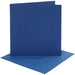4 biglietti e buste blu scuro da 15,2 x 15,2 cm, per realizzare biglietti e biglietti