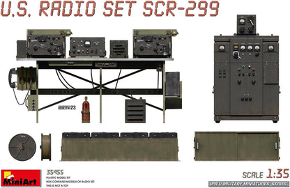 Miniart 1:35 - Radio USA Set SCR-299, Colore Modellato