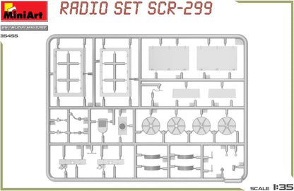 Miniart 1:35 - Radio USA Set SCR-299, Colore Modellato