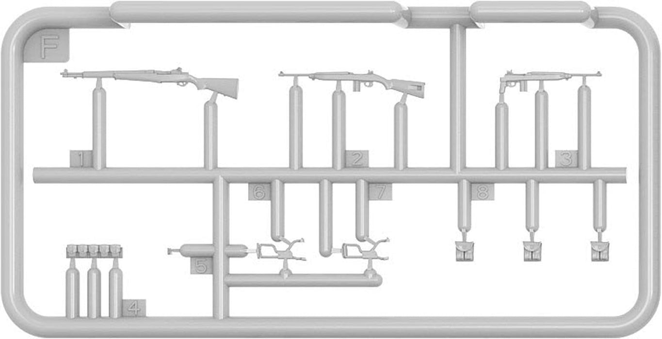 Miniart MA35477 1/35 American Officer Special Edition - Set di 5 statuette in plastica
