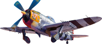 MiniArt 48022 1:48 P-47D-28RA Thunderbolt Basic Kit – riproduzione fedele del modellismo, kit di costruzione in plastica, fai da te, hobby, incollaggio, modellismo, assemblaggio, non verniciato