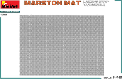 MiniArt 49019 1:48 Marston Mat attern con botti d'olio – riproduzione fedele del modellismo, kit di costruzione in plastica, fai da te, hobby, incollaggio, modellismo, assemblaggio, non verniciato