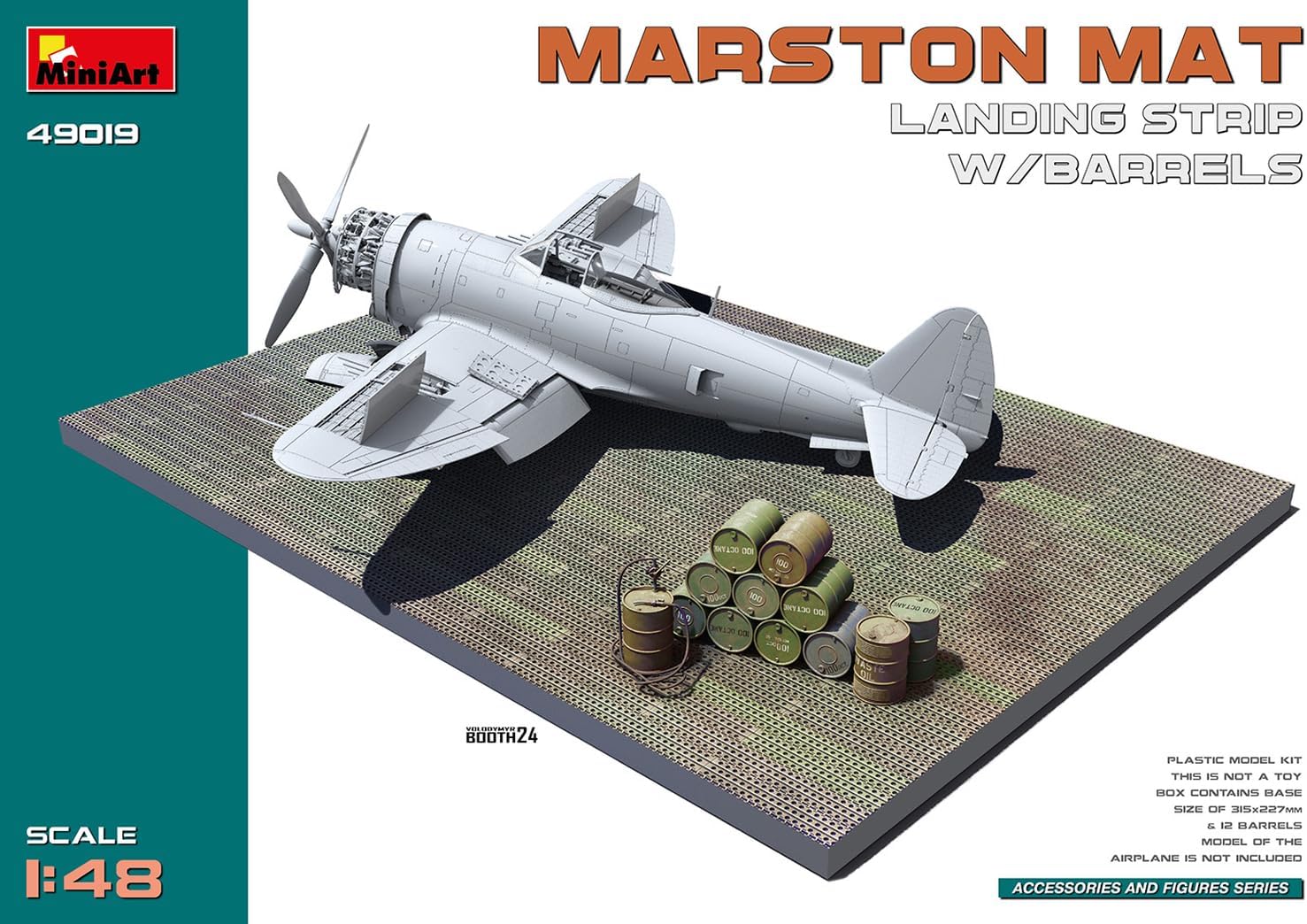 MiniArt 49019 1:48 Marston Mat attern con botti d'olio – riproduzione fedele del modellismo, kit di costruzione in plastica, fai da te, hobby, incollaggio, modellismo, assemblaggio, non verniciato