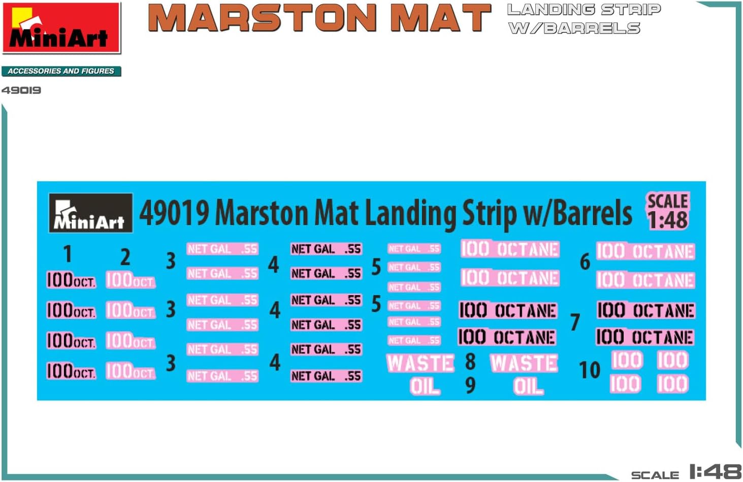 MiniArt 49019 1:48 Marston Mat attern con botti d'olio – riproduzione fedele del modellismo, kit di costruzione in plastica, fai da te, hobby, incollaggio, modellismo, assemblaggio, non verniciato