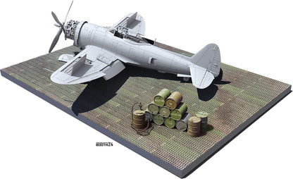 MiniArt 49019 1:48 Marston Mat attern con botti d'olio – riproduzione fedele del modellismo, kit di costruzione in plastica, fai da te, hobby, incollaggio, modellismo, assemblaggio, non verniciato