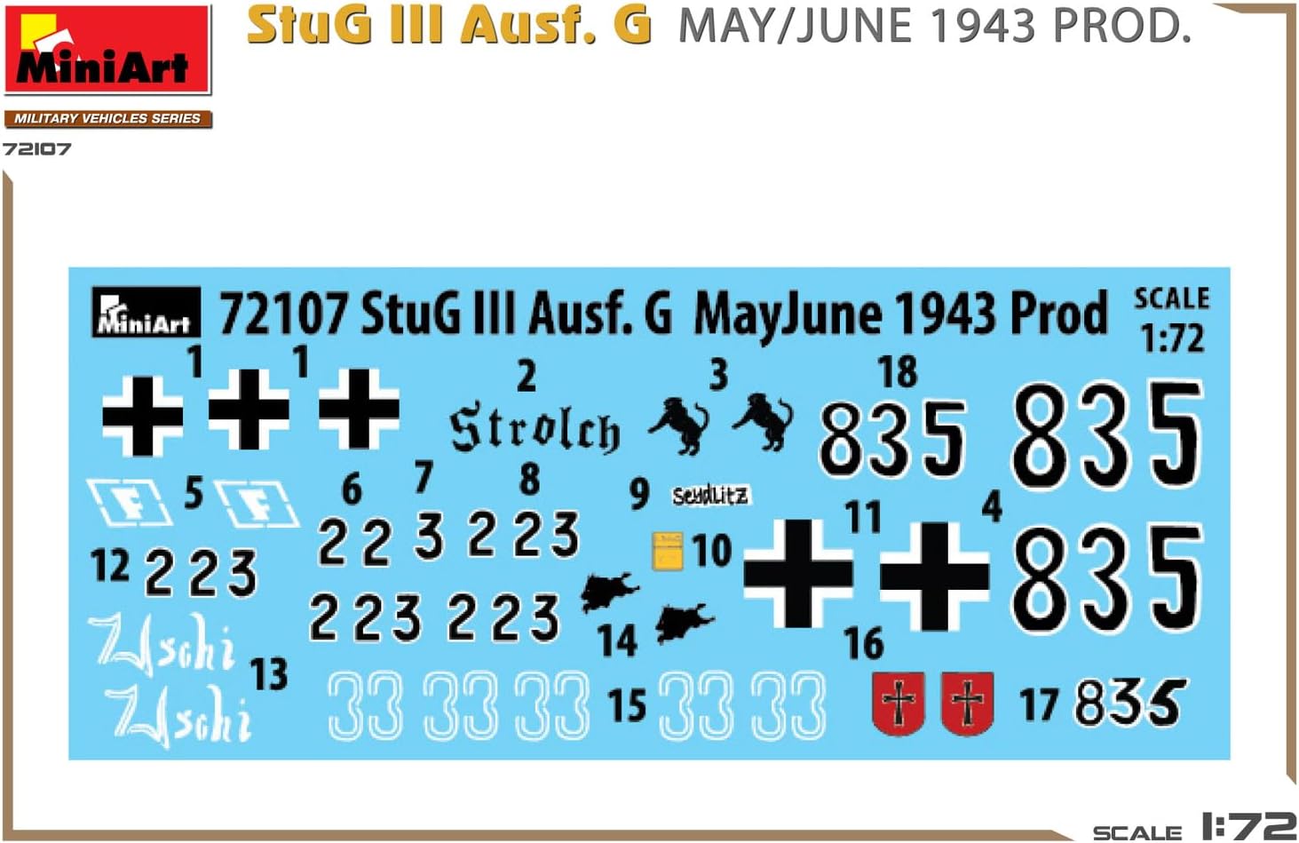 Miniart 1:72 - StuG III Ausf G May/June 1943