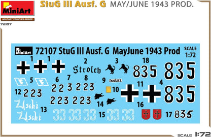 Miniart 1:72 - StuG III Ausf G May/June 1943