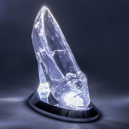 Paladone Cinderella Glass Slipper Light Officially Licensed Disney Princess Night Light, Magical Glow Mode and Standard Lighting, Collectors Gift