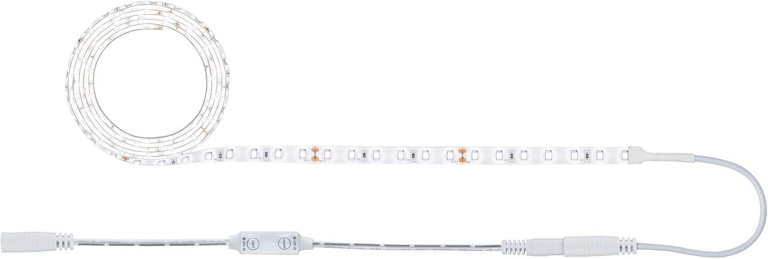 Paulmann 78958 LED strip SimpLED Power 1,5 m met snoerdimmer 1100lm/m incl. 1x17 watt IP44 dimbaar lichtband wit lichtstrip kunststof 4000 K