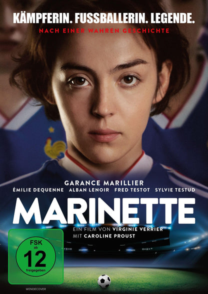 VERRIER, VIRGINIE - MARINETTE - KAMPFERIN. FUBBALLERIN. LEGENDE.