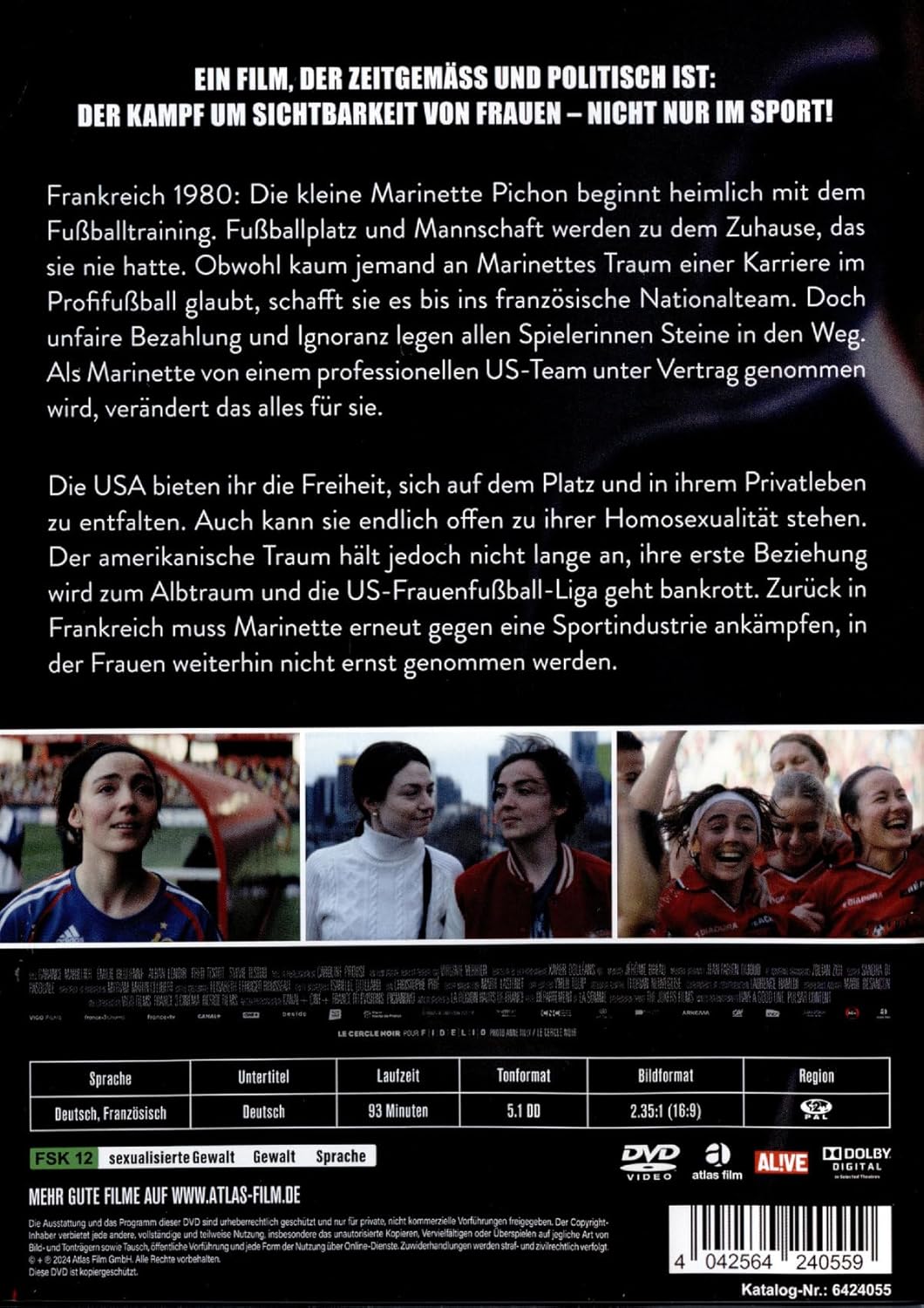 VERRIER, VIRGINIE - MARINETTE - KAMPFERIN. FUBBALLERIN. LEGENDE.