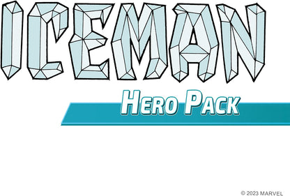 Fantasy Flight Games Marvel Champions The Card Game Iceman Hero Pack - Superhero Strategy Game, Cooperative Game for Kids and Adults, Ages 14+, 1-4 Players, 45-90 Minute Playtime, Made