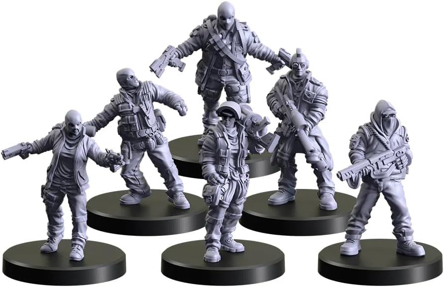 Monster Fight Club Cyberpunk Red Combat Zone Board Game Expansion: Zoners Starter Gang