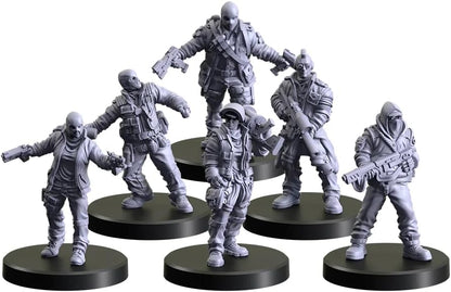 Monster Fight Club Cyberpunk Red Combat Zone Board Game Expansion: Zoners Starter Gang