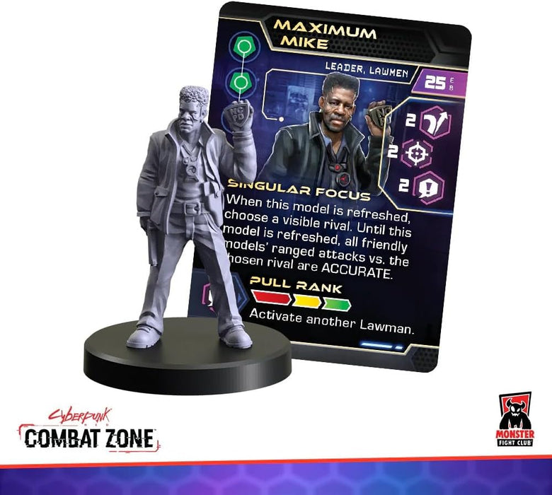 Monster Fight Club Cyberpunk Red Combat Zone Miniatures Erweiterung: Lawmen Starter Gang