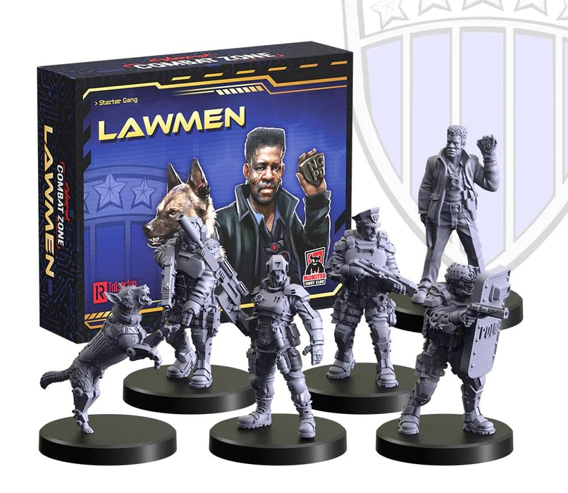 Monster Fight Club Cyberpunk Red Combat Zone Miniatures Erweiterung: Lawmen Starter Gang