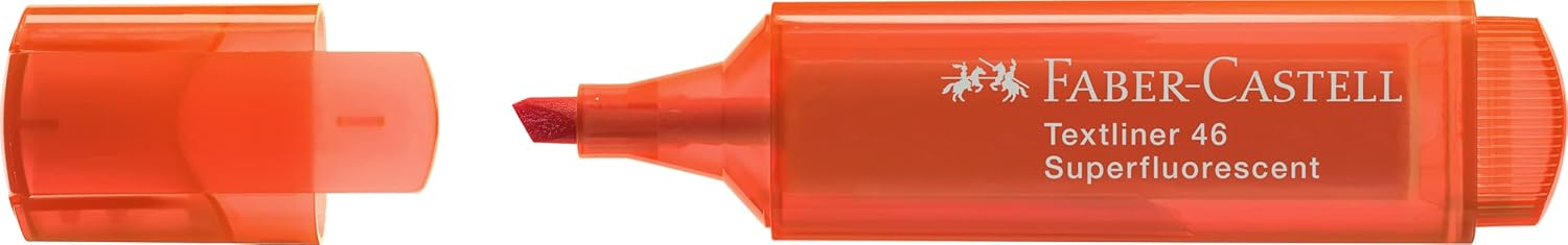 Faber-Castell Highlighter Textliner 46 Orange (Pack 10) - 154615