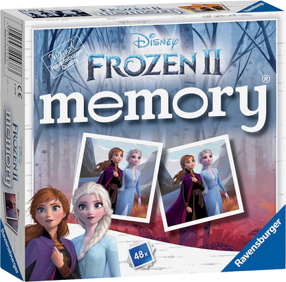 Ravensburger Disney Frozen 2 Mini Memory Matching Picture Snap Pairs Game For Kids Age 3 Years and Up & Marvel Spiderman Mini Memory Game - Matching Picture Snap Pairs Game For Kids Age 3 Years and Up