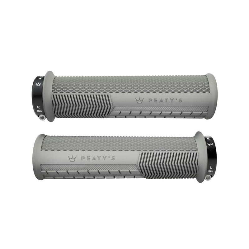 Peaty's Monarch Grips - Mushroom or Knurl/Thick or Thin - Trail Comfort, Durable, Ergonomic Finger Bars, Support Thumb Pad, All Day, All Terrain, Lock on grip MTB Enduro Downhill Ebike Mountain Bike