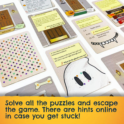 Escape Room in your Pocket | The Pumpkin Problem: an Easy Strategy Game for Autumn. Mini Escape Rooms for Birthdays, Holidays, Couples, Families.
