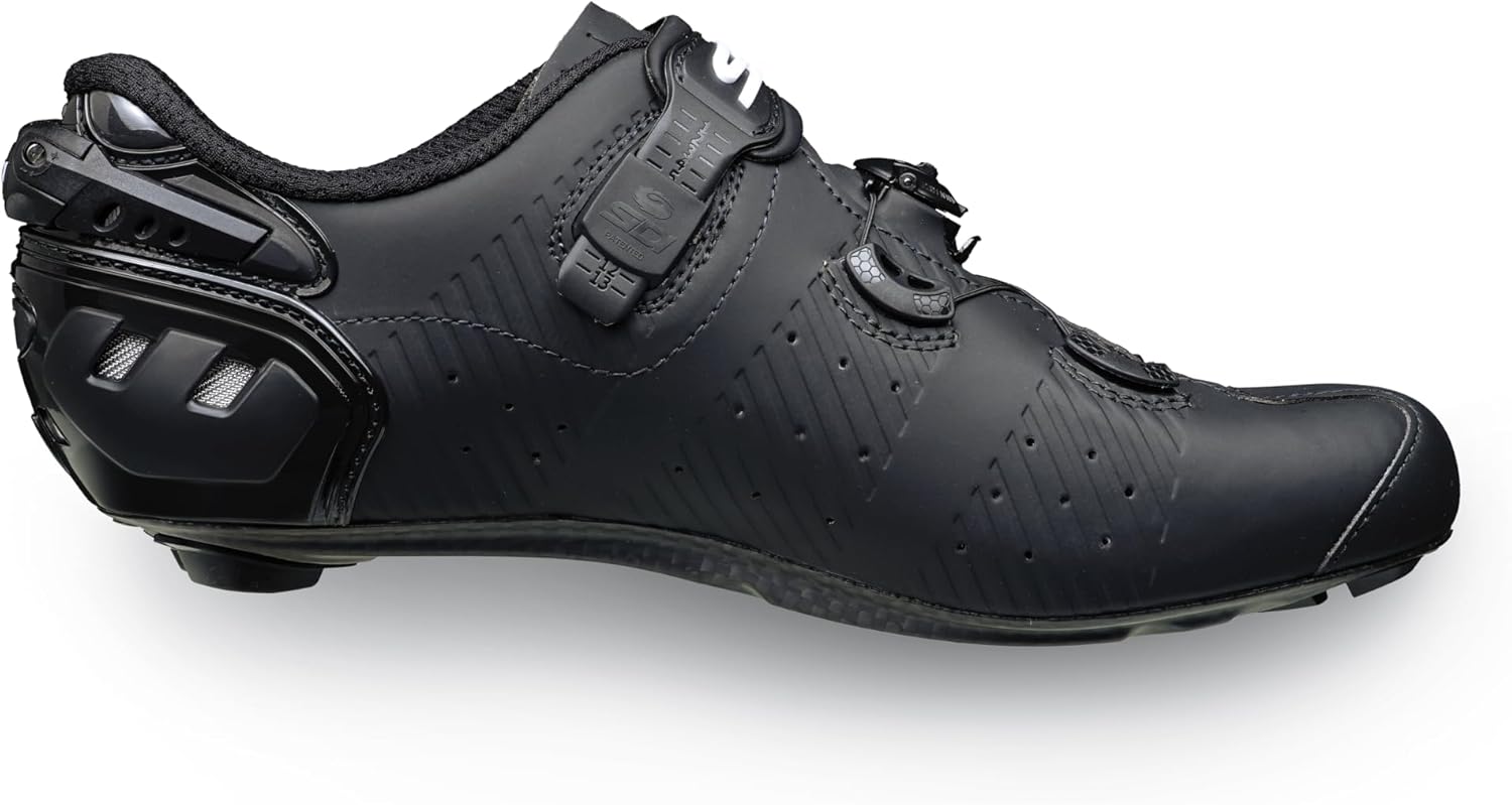 Sidi | Scarpe da ciclismo professionali da uomo per bici da strada Wire 2S, tacco regolabile, sistema di chiusura innovativo, suola in carbonio sfiato