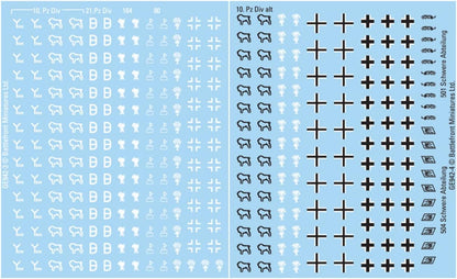 Flames Of War DAK (German) Decals