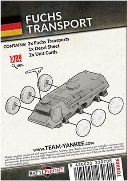Team Yankee West German Fuchs Transport Platoon
