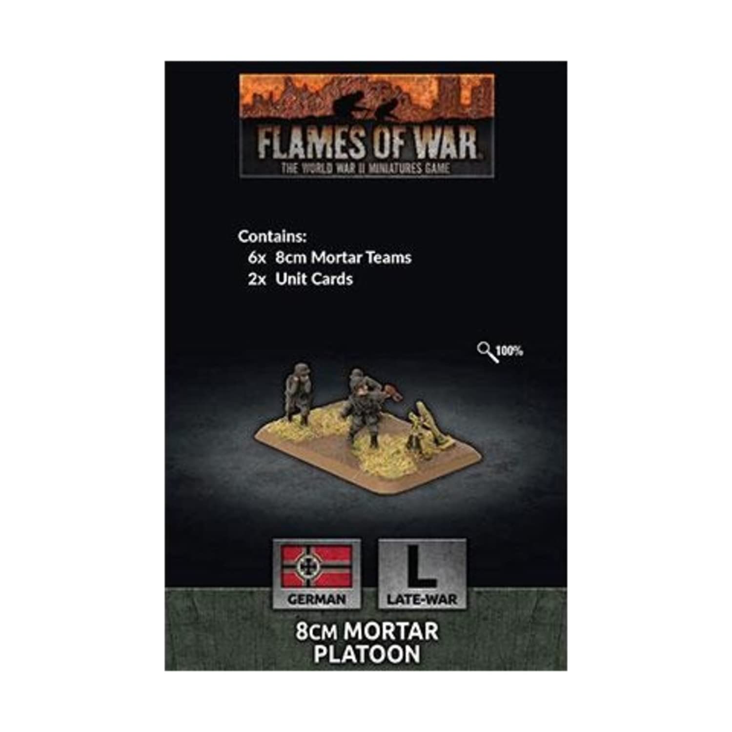 Flames of War: Late War: German: 8cm Mortar Platoon (GE785)