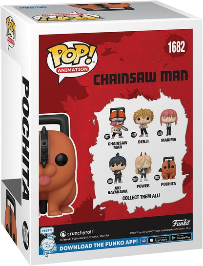 Funko POP! Animation: CSM - Pochita - Chainsaw Man - Verzamelbaar Vinyl Figuur - Cadeau Idee - Officiële Merchandise -Anime Fans - Model Figuur voor Verzamelaars en Display